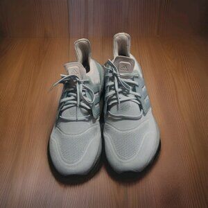 Adidas Ultra Boost 22 Grey Blue Men's Size 15 HO1170 Tennis Light Blue Running